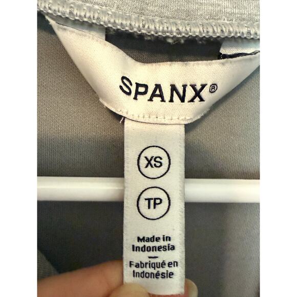 SPANX AirEssentials® Striped Track Jacket gray size small - Picture 8 of 14